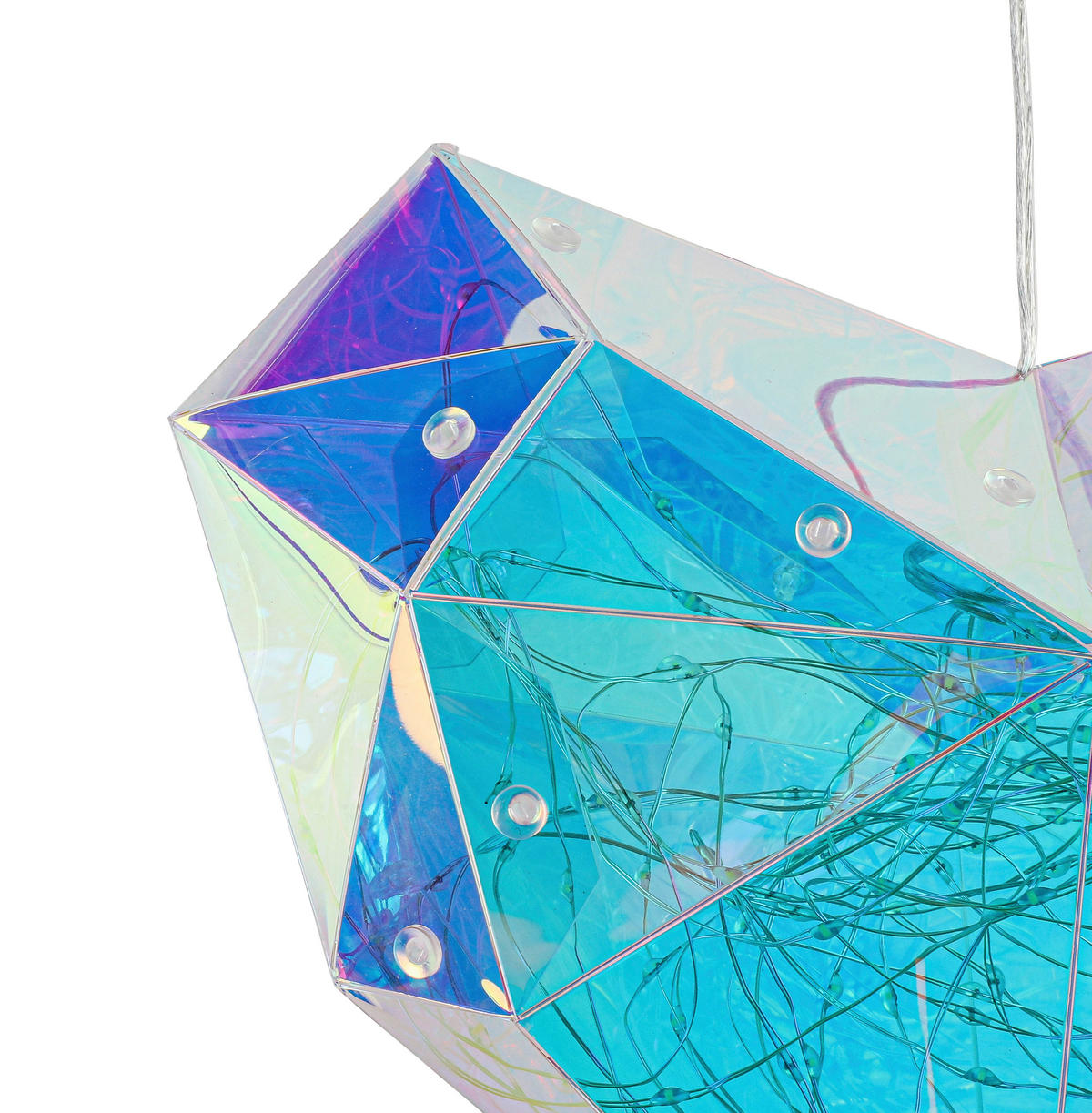 Nolo Dekoleuchte transparent B/H/L: ca. 20x6,5x23 cm LED-Dekoleuchte_Herz - transparent (23,00/20,00/6,50cm) - Nolo