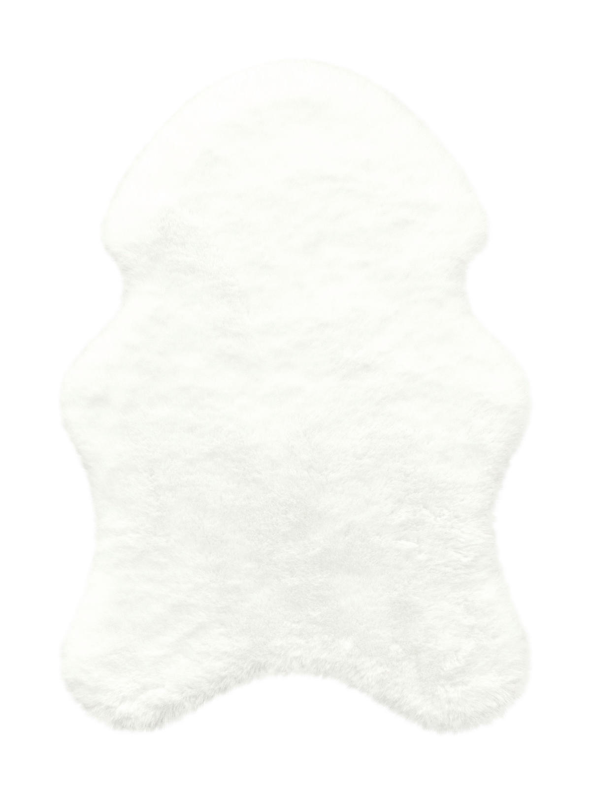 Fellimitat Moya weiß B/L: ca. 40x57 cm Moya - weiß (40,00/57,00cm)