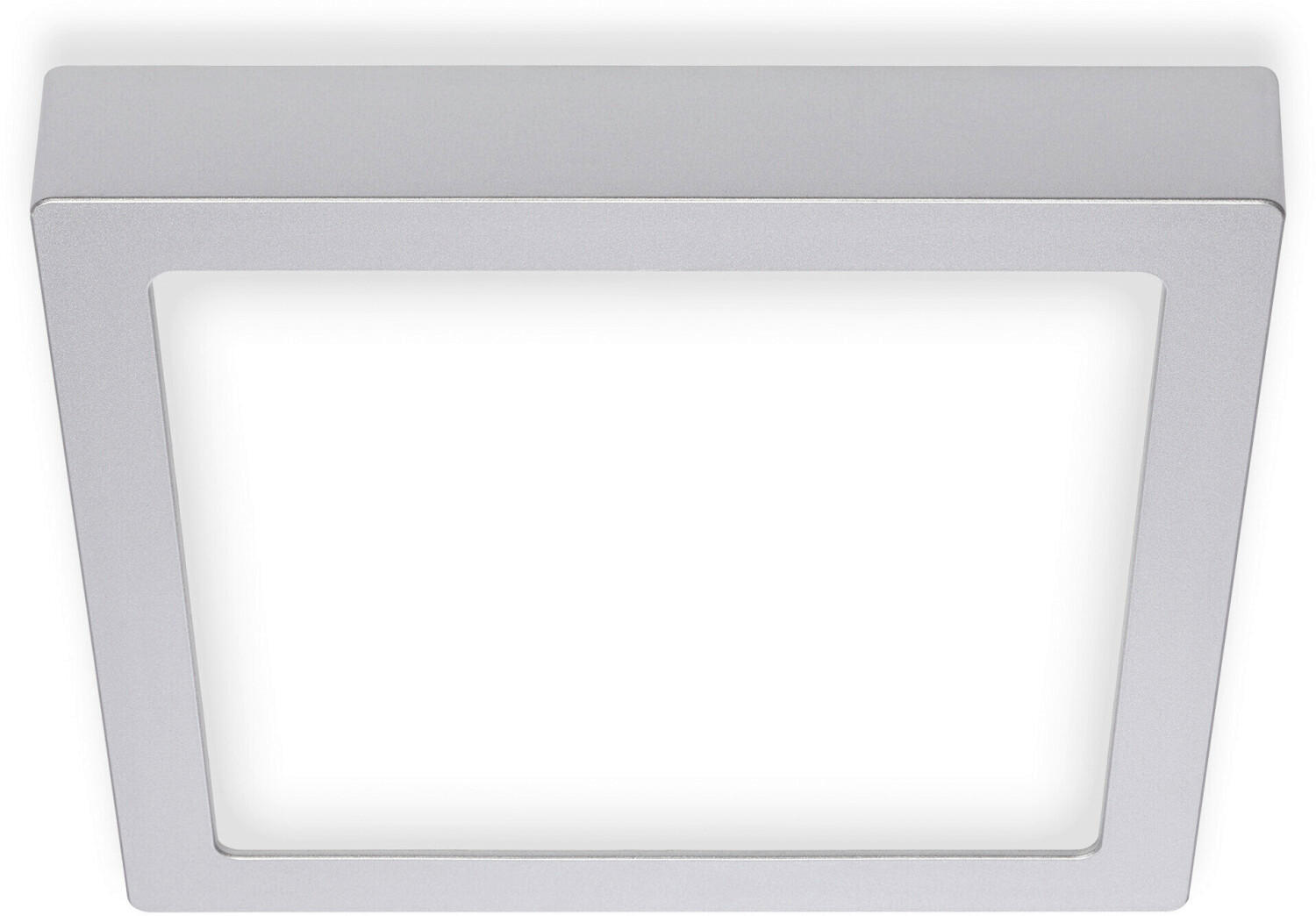 GLOBO LED-Deckenleuchte Chrom Metall B/H/T: ca. 22,5x3,2x22,5 cm LED-Deckenleuchte_Fire - Chrom (22,50/3,20/22,50cm) - GLOBO
