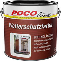 POCOline Wetterschutzfarbe anthrazit ca. 2,5 l Wetterschutzfarbe_2,5l - anthrazit (2,50l) - POCOline