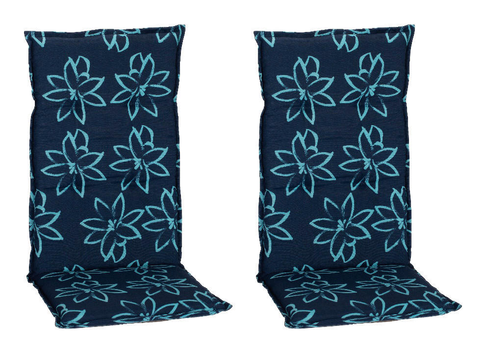 Beo Saumauflage für Hochlehner Bunde hellblau Polyester-Mischgewebe B/H/L: ca. 50x6x118 cm 2er Set Bunde - hellblau/dunkelblau (118,00/50,00/6,00cm) - Beo