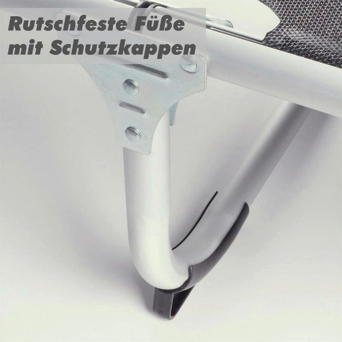 VCM Sonnenliege schwarz Aluminium B/H/T: ca. 57x187x30 cm Sonnenliege - schwarz (57,00/187,00/30,00cm) - VCM