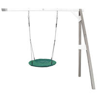 AXI Nest-Anbauschaukel Summer grau B/H/L/D: ca. 244x207x160x100 cm Summer - weiß/grün (160,00/244,00/207,00cm) - AXI