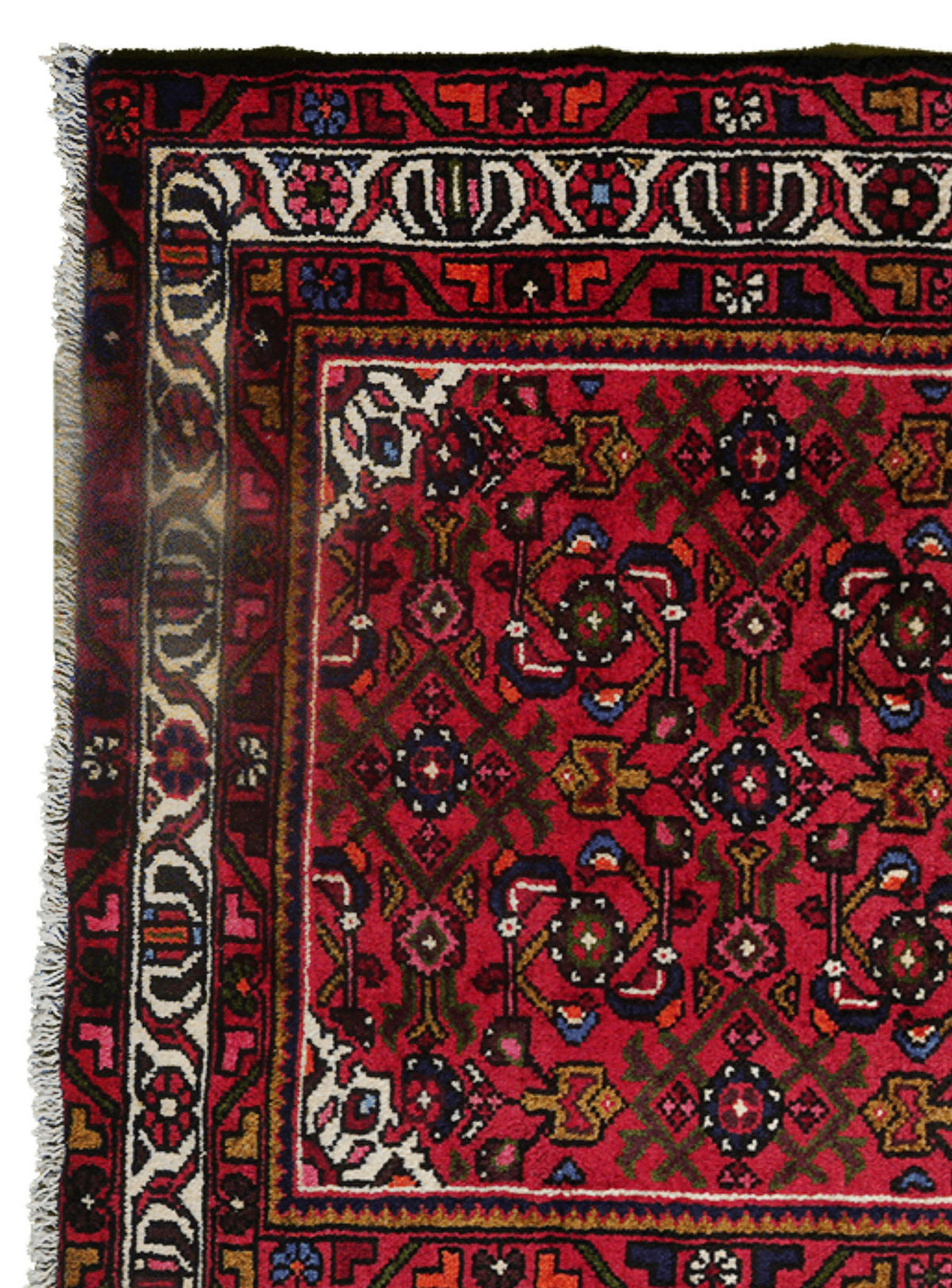 PersaTepp Teppich Hosseinabad rot B/L: ca. 94x318 cm Hosseinabad - rot (94,00/318,00cm) - PersaTepp