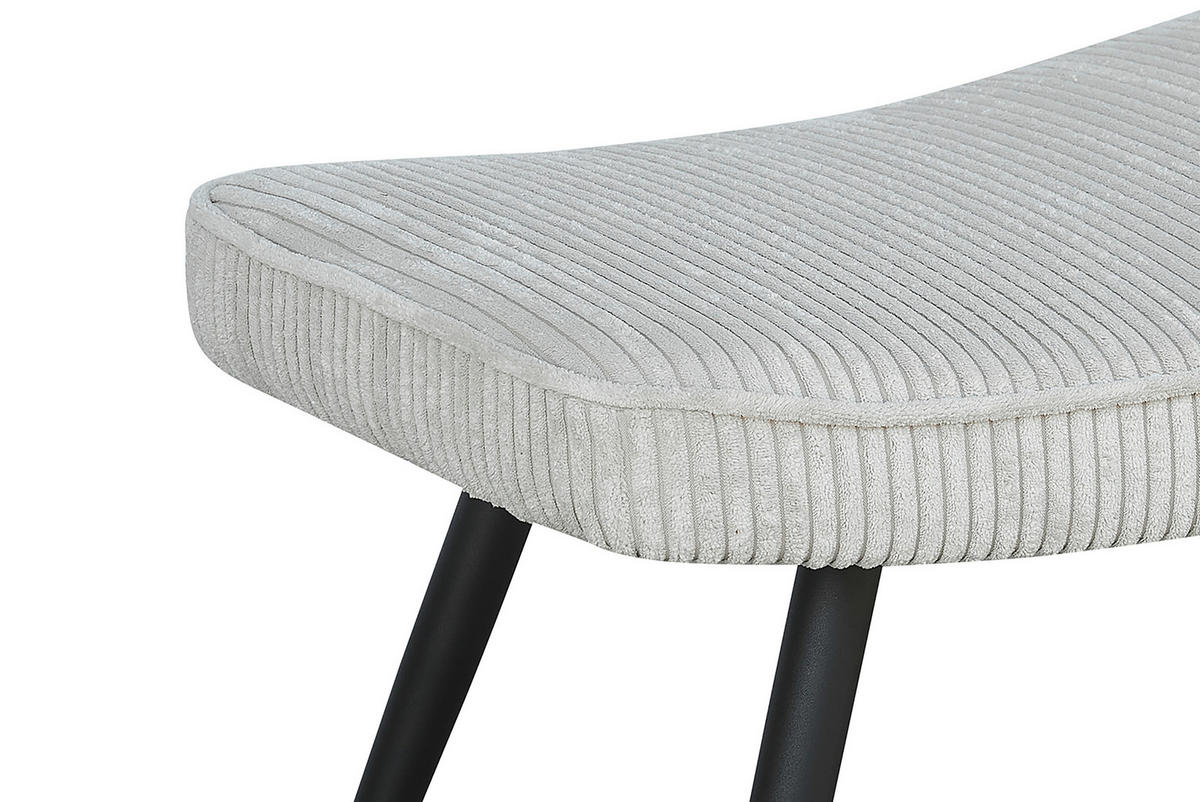 byLIVING Hocker UTA weiß B/H/T: ca. 60x39x41 cm UTA - weiß (60,00/39,00/41,00cm) - byLIVING