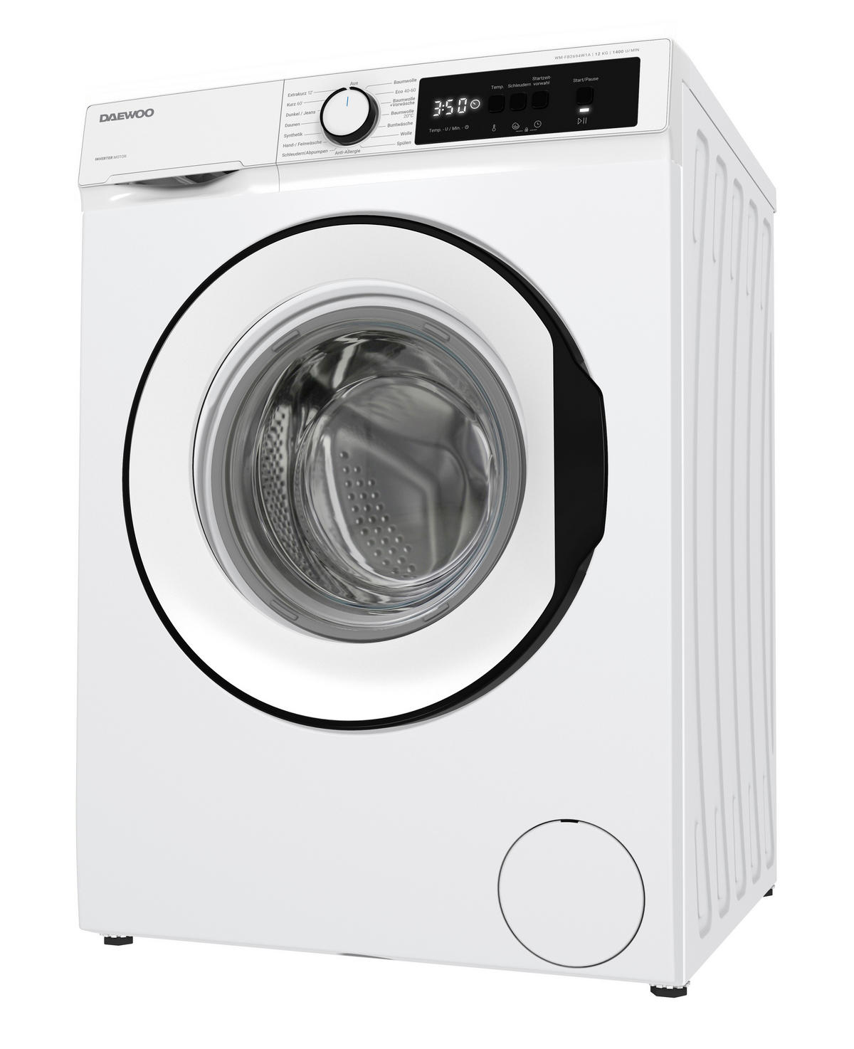 Daewoo Waschmaschine WM-FB2694W1A-DE weiß B/H/T: ca. 59,7x84,5x63,2 cm Waschmaschine WM-FB2694W1A-DE - weiß (59,70/84,50/63,20cm) - Daewoo