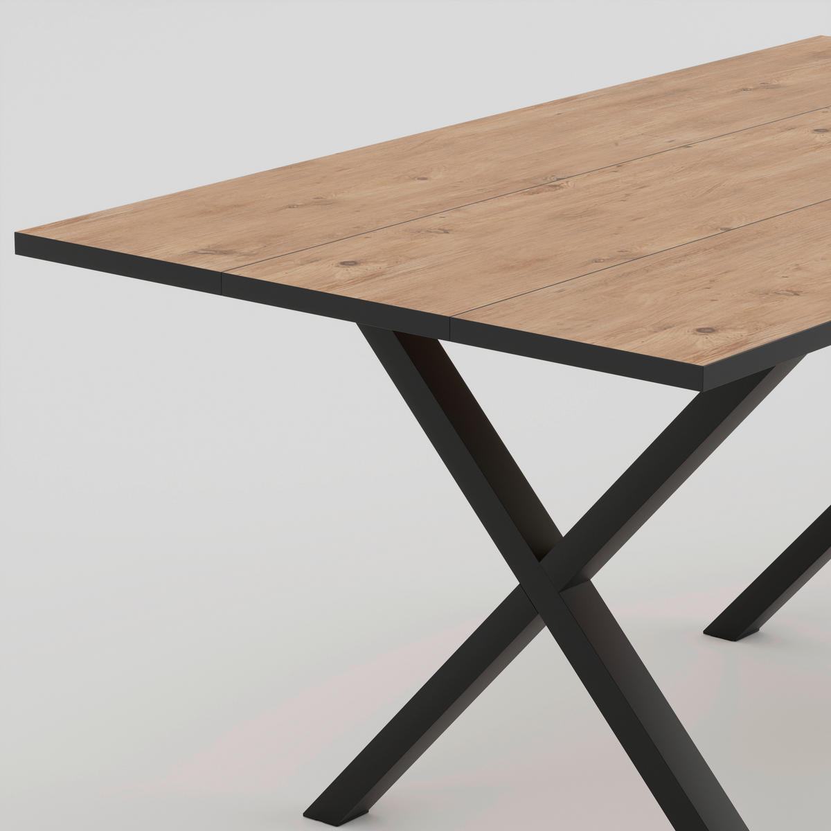 Esstisch Basel schwarz B/T: ca. 160x90 cm Basel - schwarz (160,00/90,00cm)