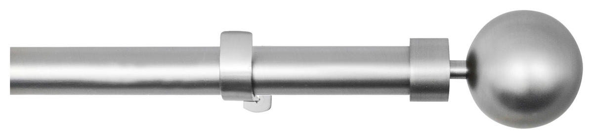 Stilgarnituren habito/ball-classic Edelstahloptik Metall ausziehbar von ca. 190 bis 360 cm 1.0 Läufe habito/ball-classic - Edelstahloptik - ondeco
