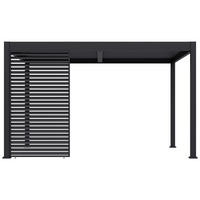 Paragon Outdoor Lamellen-Sichtschutz Grand Tuscan grau Aluminium B/H: ca. 135x234 cm Grand Tuscan - grau (135,00/234,00cm) - Paragon Outdoor