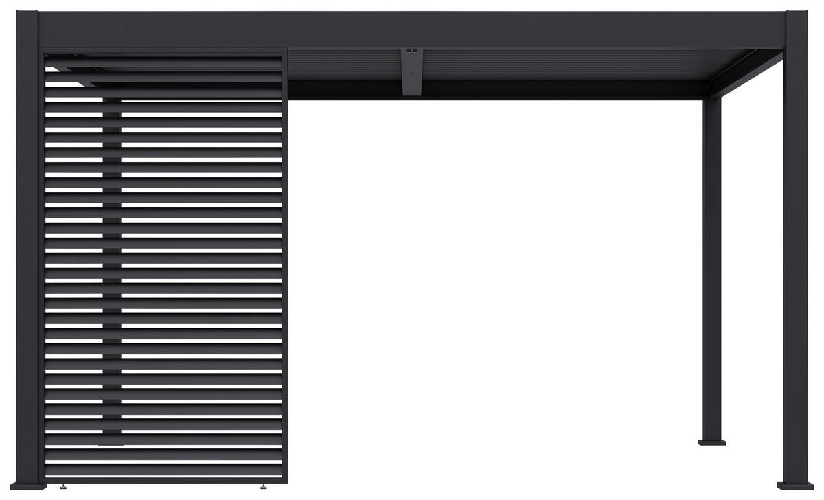 Paragon Outdoor Lamellen-Sichtschutz Grand Tuscan grau Aluminium B/H: ca. 135x234 cm Grand Tuscan - grau (135,00/234,00cm) - Paragon Outdoor