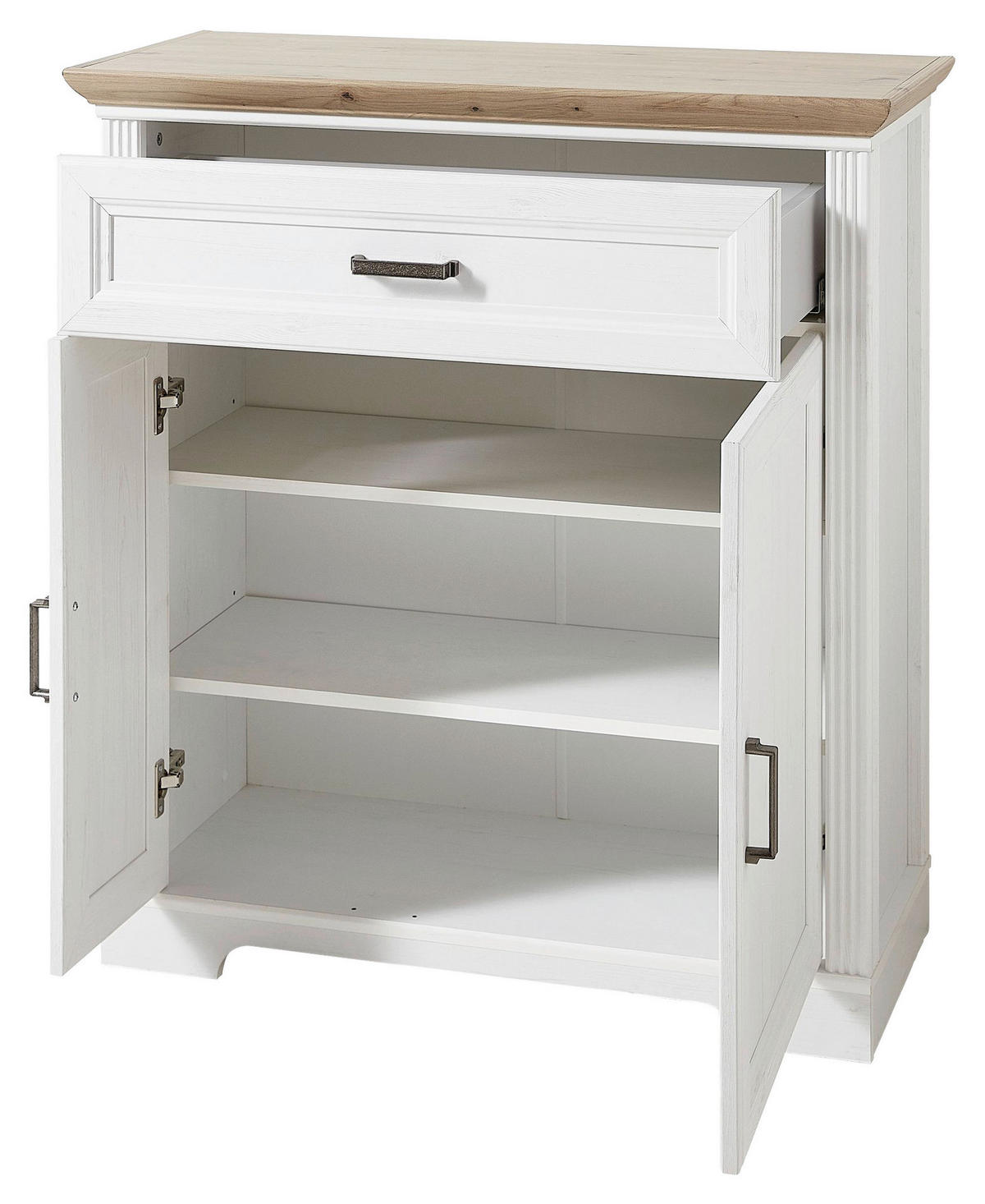 Schuhkommode Jasmin Pinie Nachbildung Eiche Artisan Nachbildung B/H/T: ca. 93x102x41 cm Jasmin - Eiche (93,00/102,00/41,00cm)