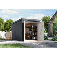 Karibu Gartenhaus IIndra 2,5 anthrazit B/H/T: ca. 206x213x289 cm IIndra 2,5 - anthrazit (206,00/213,00/289,00cm) - Karibu