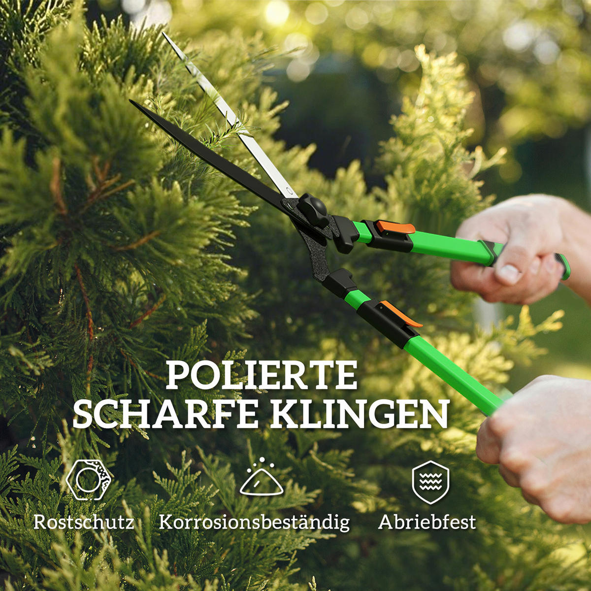 Outsunny Gartenwerkzeug-Set grün Kunststoff B/H/L: ca. 23x9,5x78,5 cm Gartenwerkzeug-Set - grün (78,50/23,00/9,50cm) - Outsunny