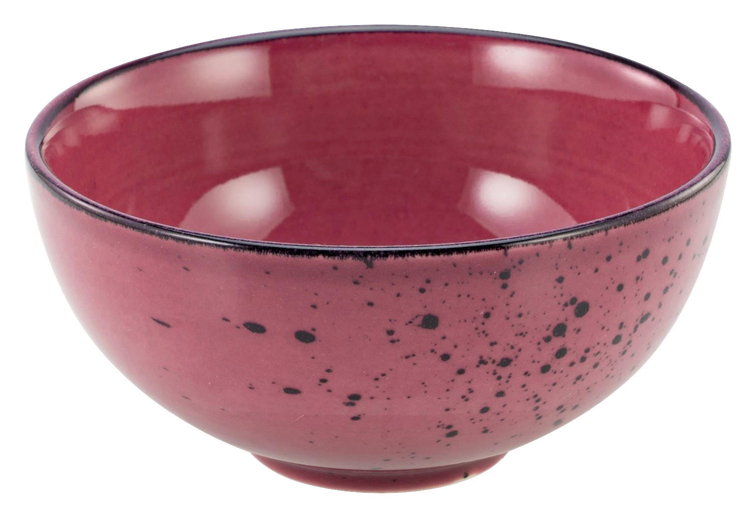 CreaTable Schalen-Set NATURE COLLECTION weinrot Steinzeug D: ca. 11,5 cm NATURE COLLECTION - weinrot (11,50cm) - CreaTable