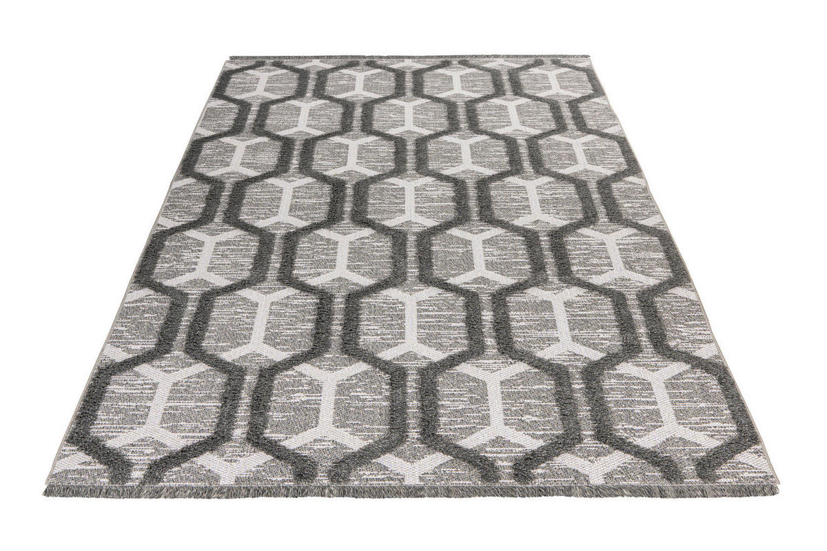 Obsession Teppich My Nomad grau B/L: ca. 120x170 cm My Nomad - grau (120,00/170,00cm) - Obsession