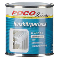 POCOline Heizkörperlack weiß hochglänzend ca. 0,25 l Heizkörperlack 250ml - weiß (250ml) - POCOline