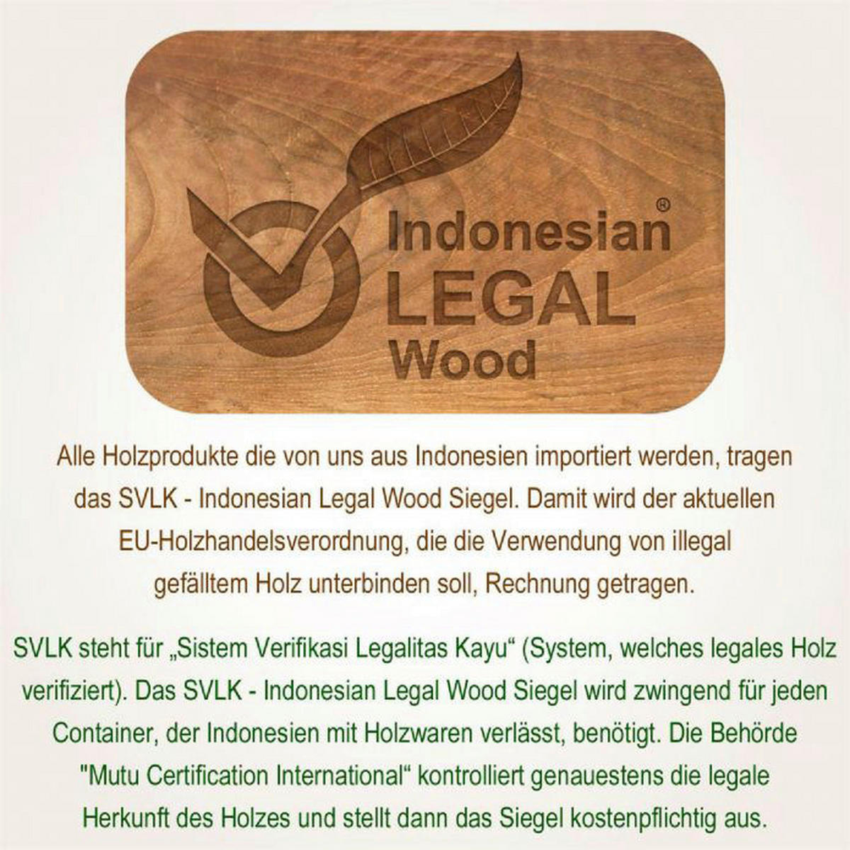 VCM Hocker H braun Teakholz B/H/T: ca. 45x47x29 cm H - braun (45,00/47,00/29,00cm) - VCM