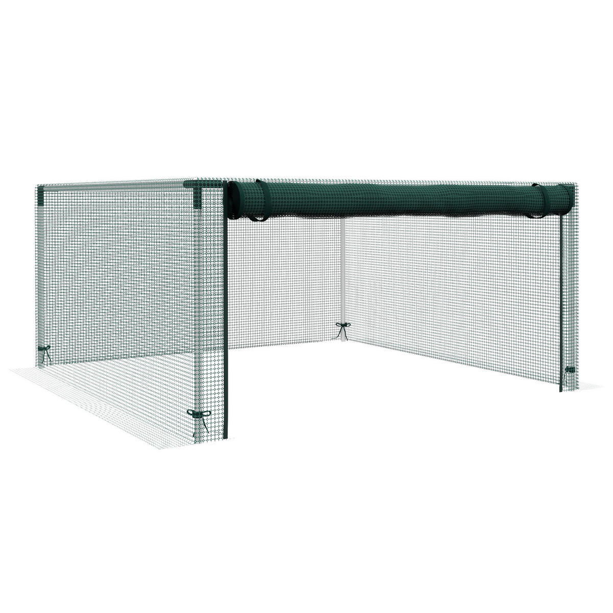 Outsunny Tier-Zubehör grün Polypropylen B/H/L: ca. 125x125x62,5 cm Vogelschutznetz - grün (62,50/125,00/125,00cm) - Outsunny