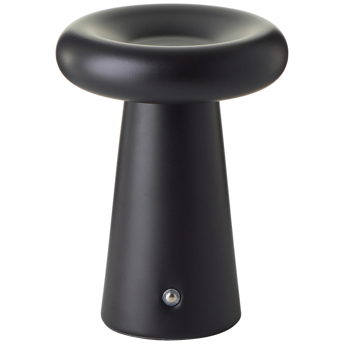 Brilliant Akku-LED-Tischleuchte schwarz Metall B/H/L: ca. 15x18,5x15 cm Muffin - schwarz (15,00/15,00/18,50cm) - Brilliant