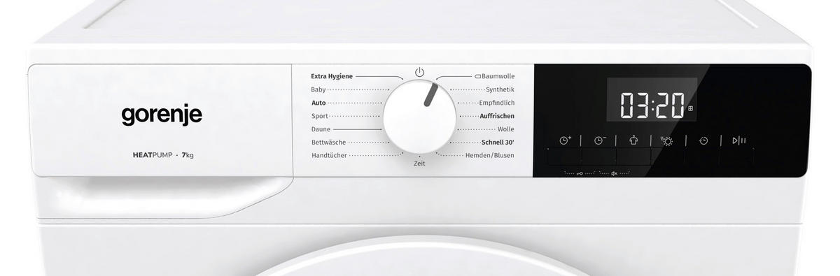 Gorenje Wärmepumpentrockner DHNE72 weiß B/H/T: ca. 60x85x55 cm ca. 7 kg Wärmepumpentrockner DHNE72 - weiß (60,00/85,00/55,00cm) - Gorenje