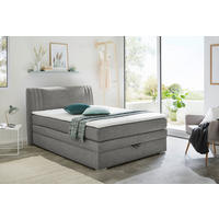 Boxspringbett  dunkelgrau Liegefläche B/L: ca. 140x200 cm Amira_Boxspringbett - dunkelgrau (154,00/105,00/217,00cm)