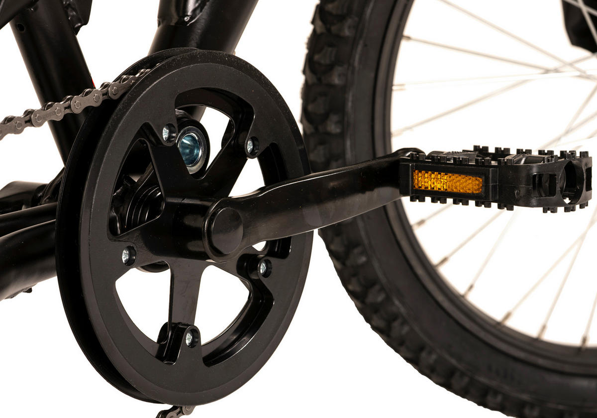 WYLD Kinder-Mountainbike Zodiac ZODIAC 20 Zoll Rahmenhöhe 31 cm 6 Gänge schwarz schwarz ca. 20 Zoll Zodiac - schwarz - WYLD