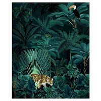 Komar Fototapete Jungle Night Dschungel B/L: ca. 200x250 cm Jungle Night - (200,00/250,00cm) - Komar