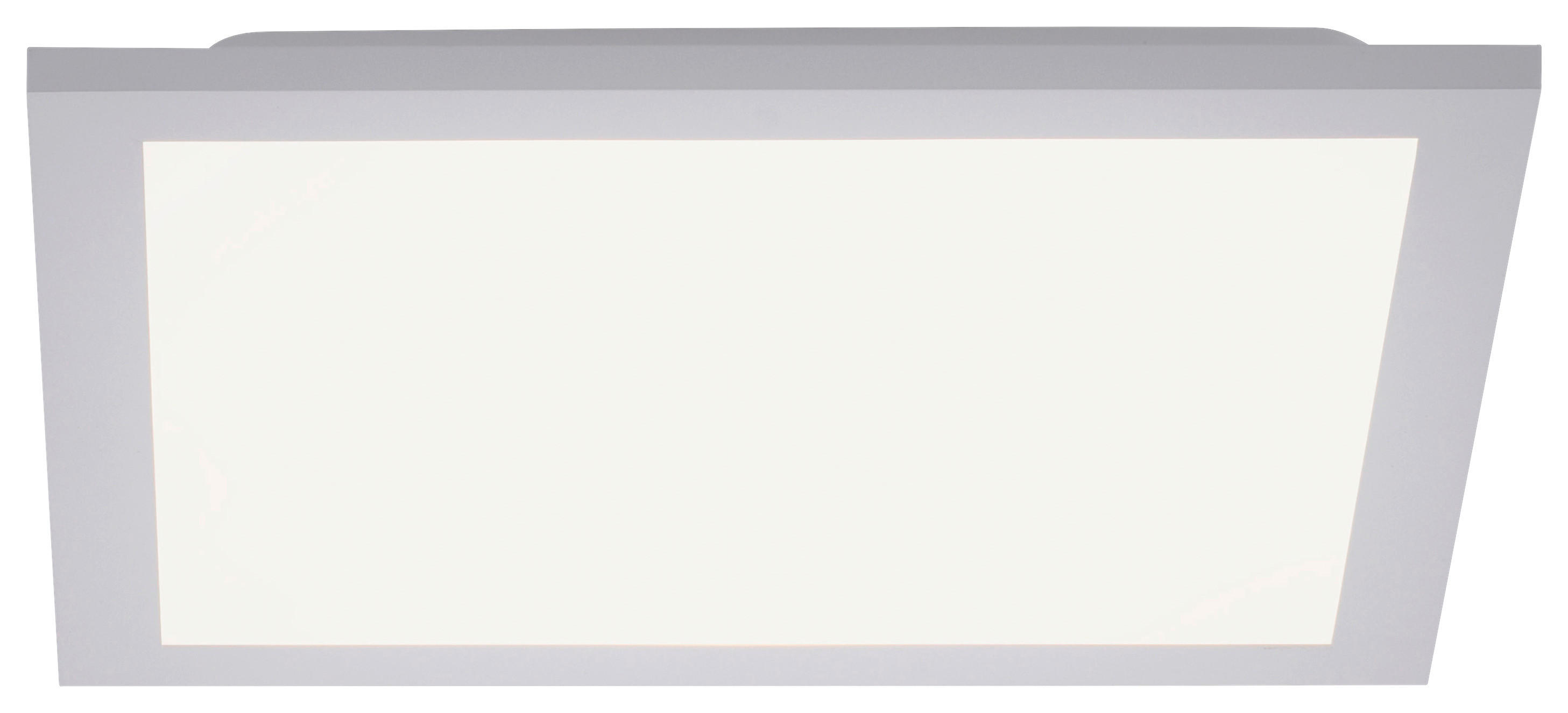 Just Light Deckenleuchte  12200-16  Flat weiß Kunststoff B/H/L: ca. 30x6x30 cm 1 Brennstellen Flat - weiß (30,00/30,00/6,00cm) - Just Light