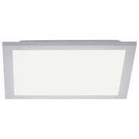 Just Light Deckenleuchte  12200-16  Flat weiß Kunststoff B/H/L: ca. 30x6x30 cm 1 Brennstellen Flat - weiß (30,00/30,00/6,00cm) - Just Light