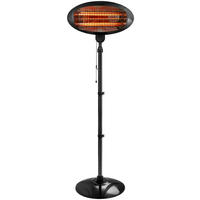 Heizstrahler schwarz Metall Kunststoff B/H/L: ca. 50x210x50 cm ca. 2000 W Heizstrahler PH-121951 - schwarz (50,00/50,00/210,00cm)