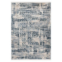 Kayoom Kurzflorteppich Adela 325 blau B/H/L: ca. 120x1,3x170 cm Adela 325 - blau (170,00/120,00/1,30cm) - Kayoom