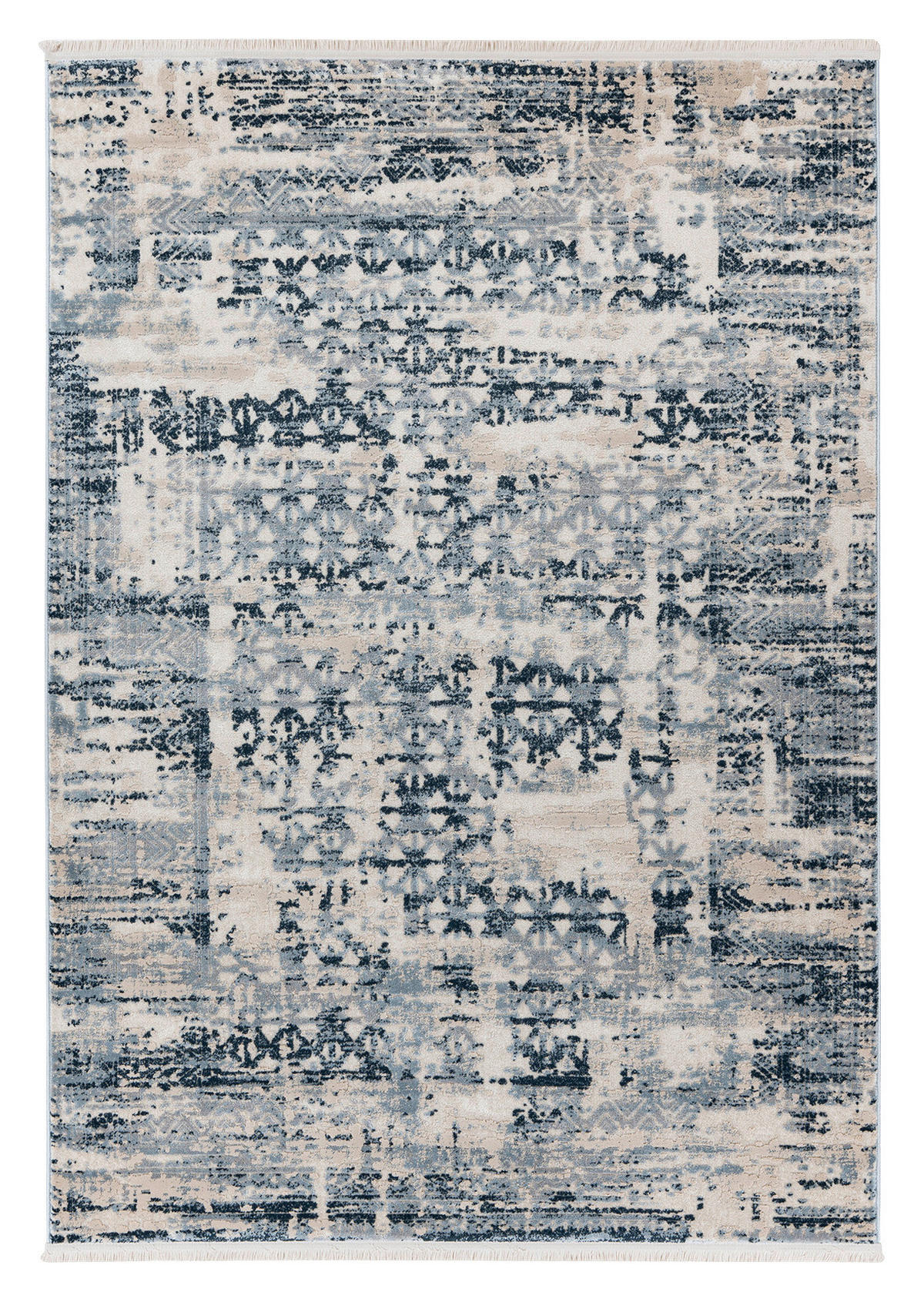 Kayoom Kurzflorteppich Adela 325 blau B/H/L: ca. 120x1,3x170 cm Adela 325 - blau (170,00/120,00/1,30cm) - Kayoom