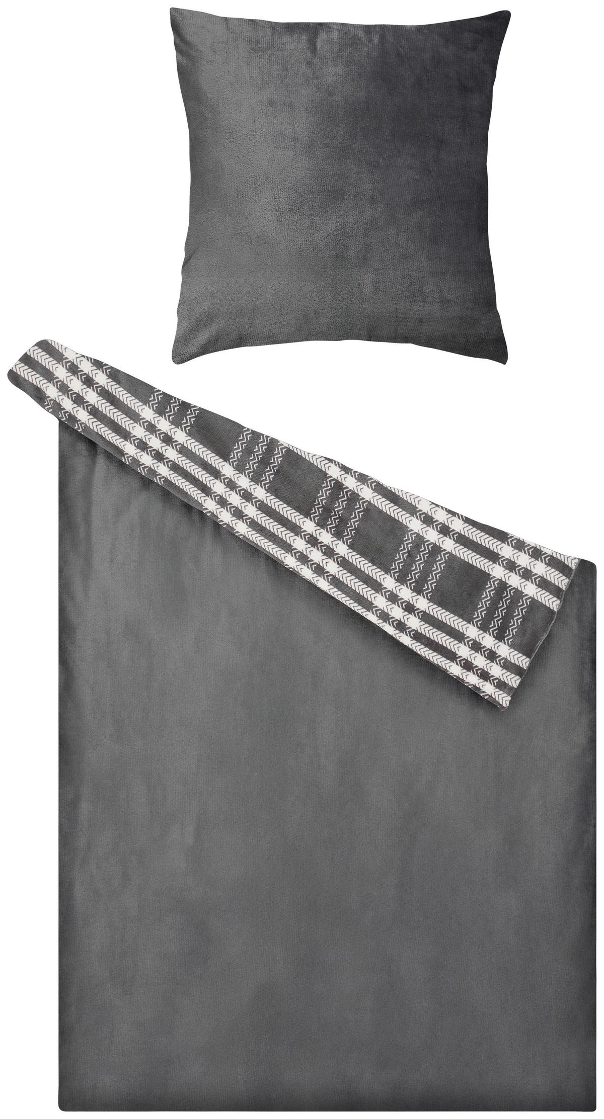 Microfaser Bettwäsche Bettwäsche_Cashmere-Touch karo - (155,00/220,00cm)
