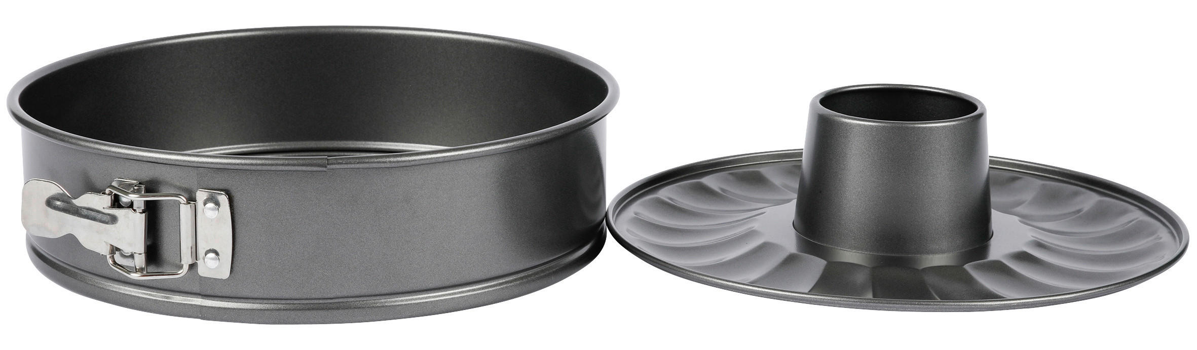 Springform grau Stahlblech Springform 26cm - grau