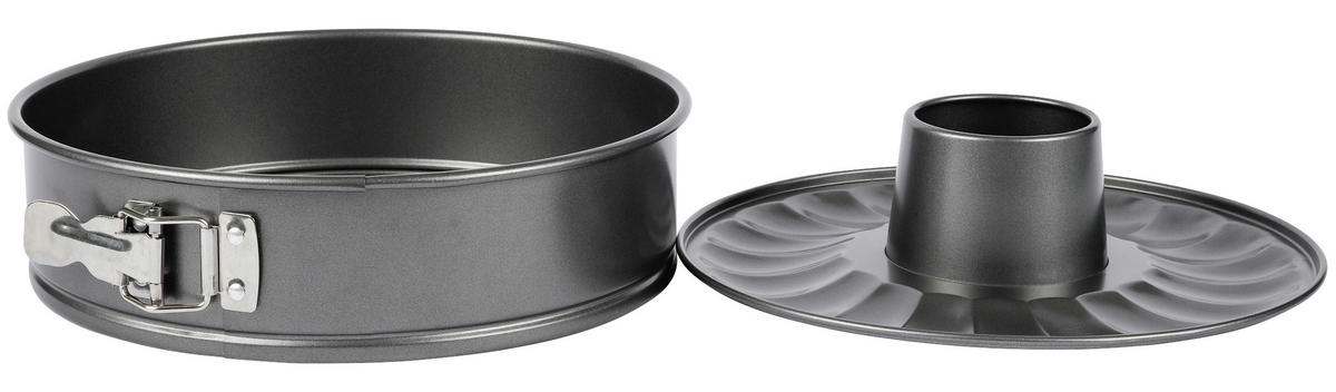 Springform grau Stahlblech Springform 26cm - grau