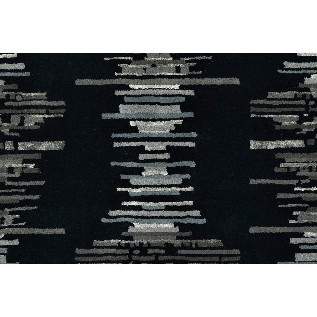 Thumbnail - Arte Espina Kurzflorteppich Satin 8060 anthrazit B/L: ca. 120x180 cm