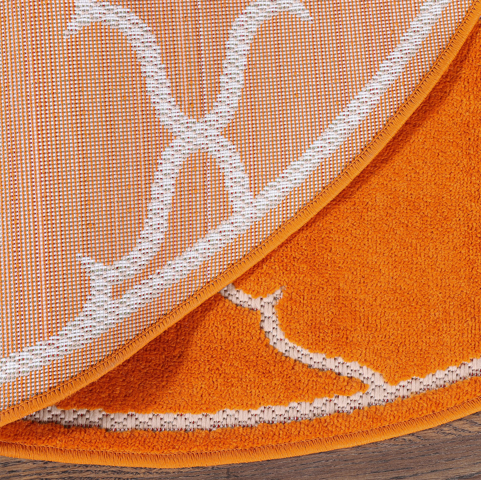 Sanat Outdoorteppich BERLIN orange B/L: ca. 150x150 cm BERLIN - orange (150,00/150,00cm) - Sanat