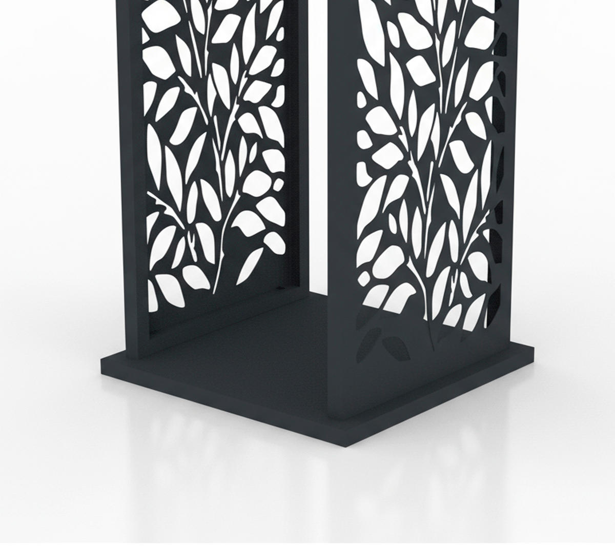 Westmann Kaminholzregal Luma anthrazit B/H/L: ca. 38x112x38 cm Luma - anthrazit (38,00/38,00/112,00cm) - Westmann