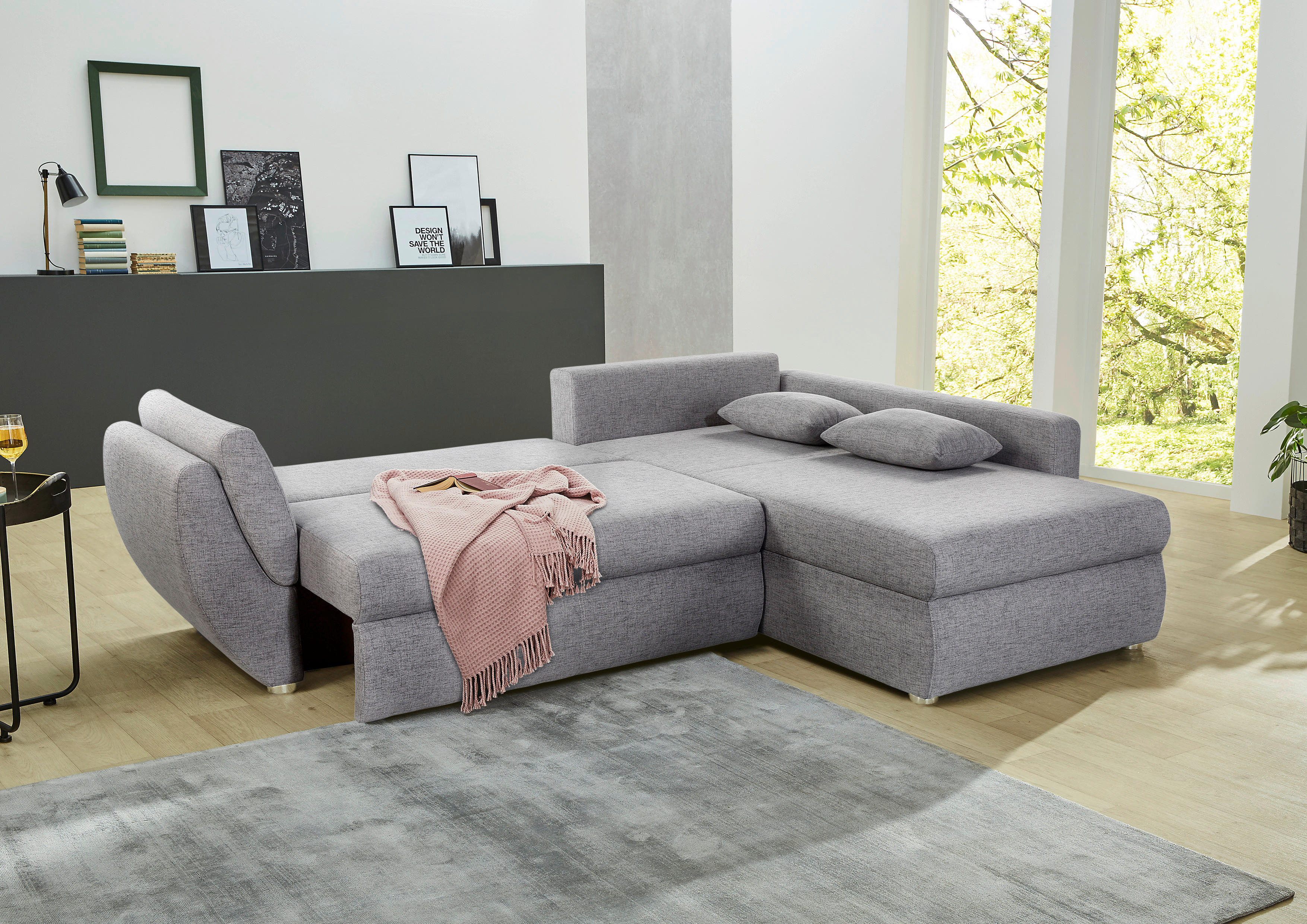 Funktionsecke grau Taifun_Funktionsecke - Chrom/grau