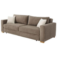 Schlafsofa  taupe B/H/T: ca. 237x90x104 cm Micha_Schlafsofa 426/18-426/07 - beige/Eiche (237,00/90,00/104,00cm)