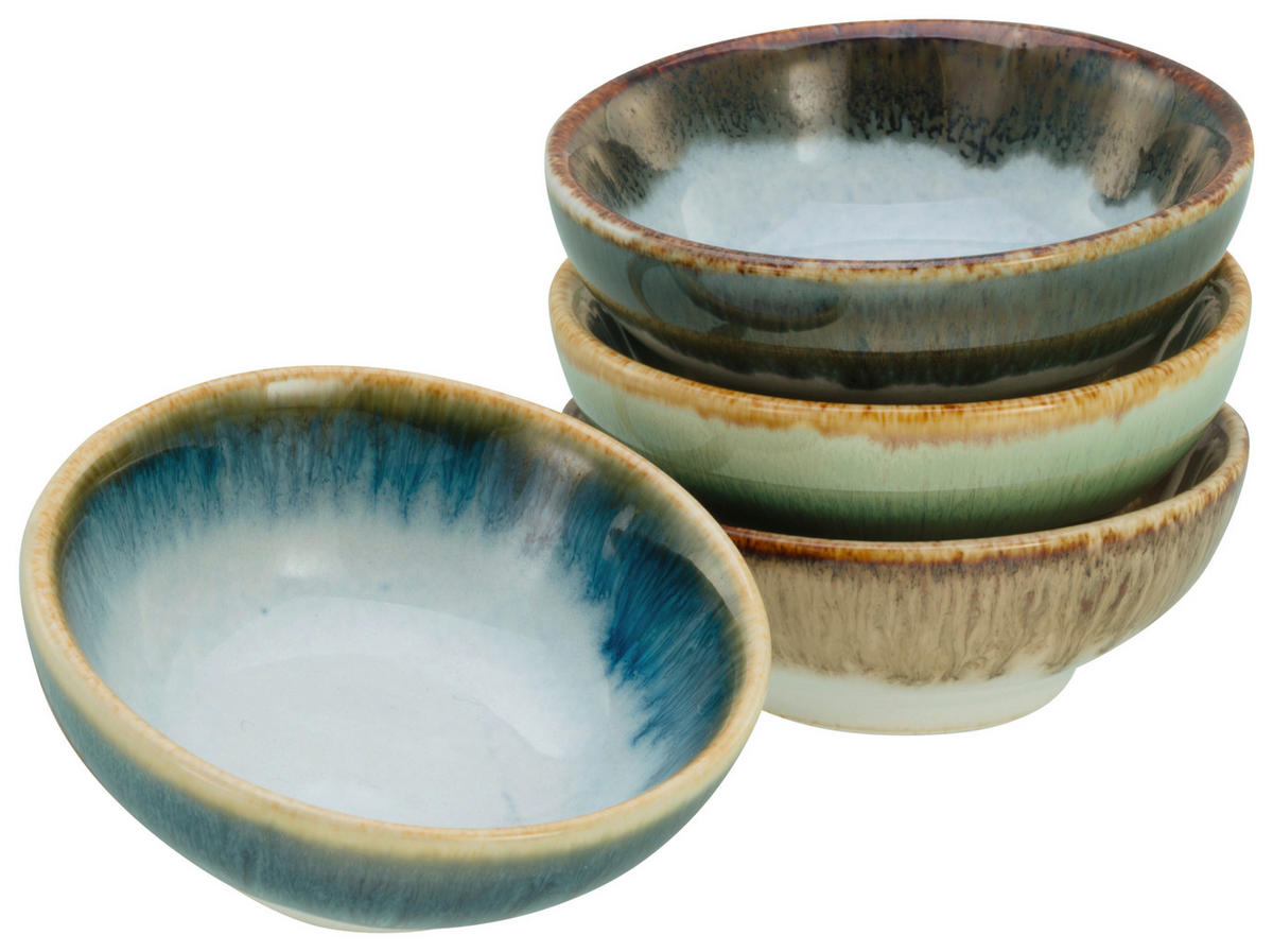 CreaTable Dipp-Schalenset Cascade bunt Steinzeug Cascade - bunt - CreaTable
