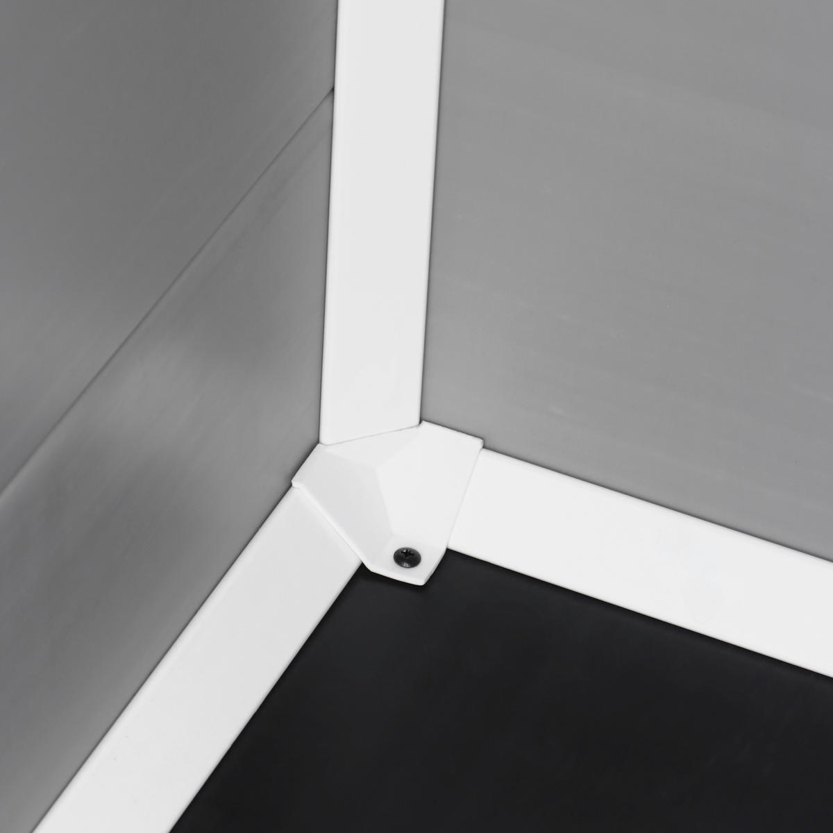 POCOline Gartenhaus Nizza grau Nizza - weiß/grau - POCOline