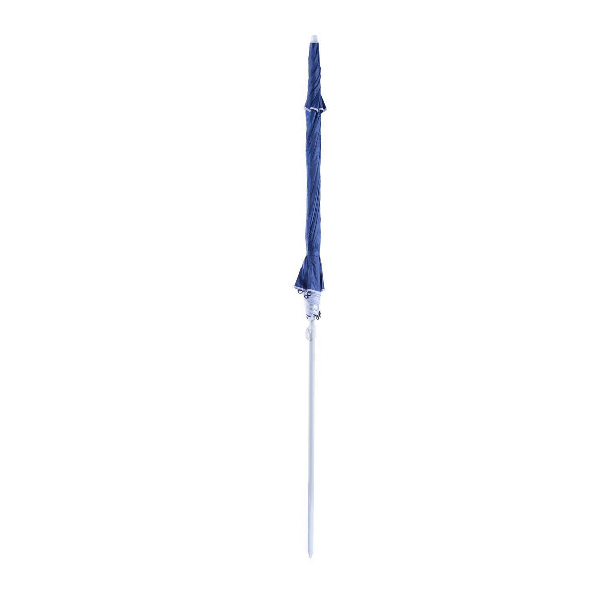 Outsunny Strandschirm blau Metall H/D: ca. 222x210 cm Strandschirm - blau (210,00/222,00cm) - Outsunny