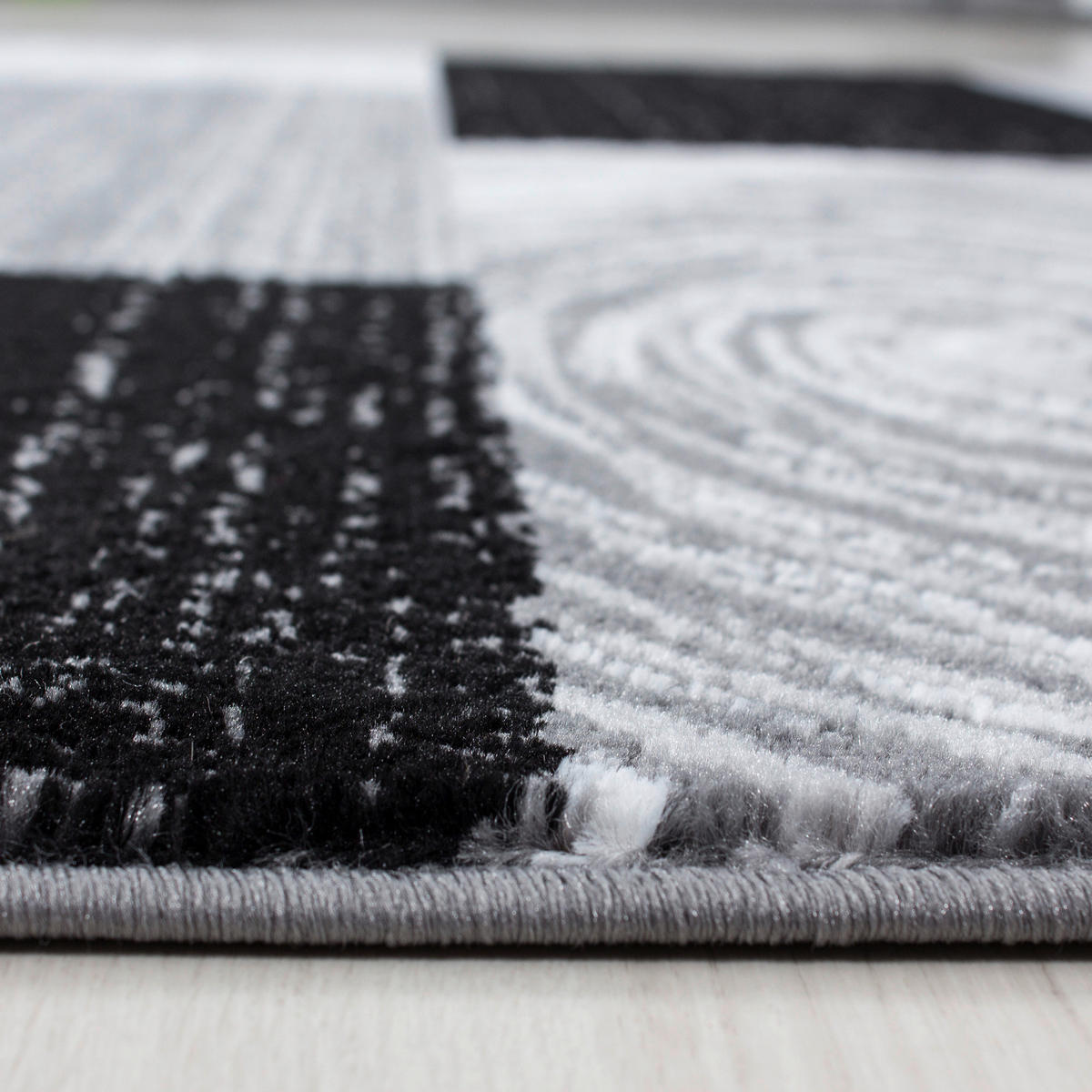 Ayyildiz Teppich PARMA schwarz B/L: ca. 140x200 cm PARMA - schwarz (140,00/200,00cm) - Ayyildiz