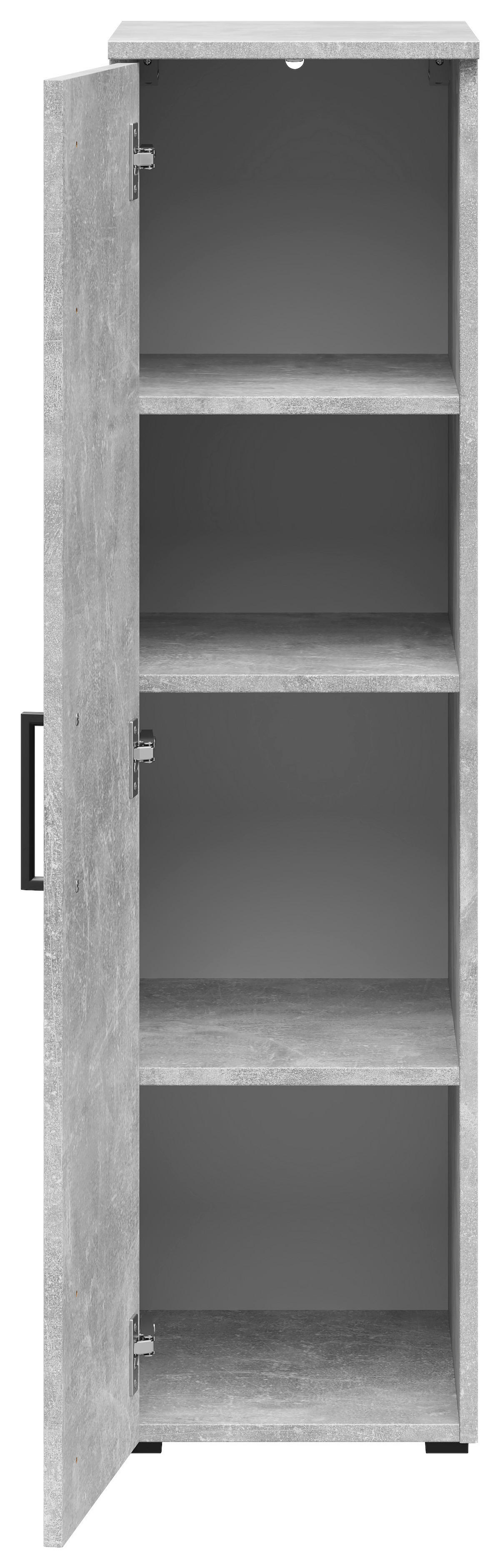 Schrank Multi-Stauraum Typ 6 Beton Optik B/H/T: ca. 30x115x40 cm Multi-Stauraum Typ 6 - Beton (30,00/115,00/40,00cm)