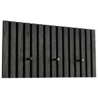 Wandgarderobe Grace schwarz B/H/T: ca. 60x30x7 cm Grace - schwarz (60,00/30,00/7,00cm)