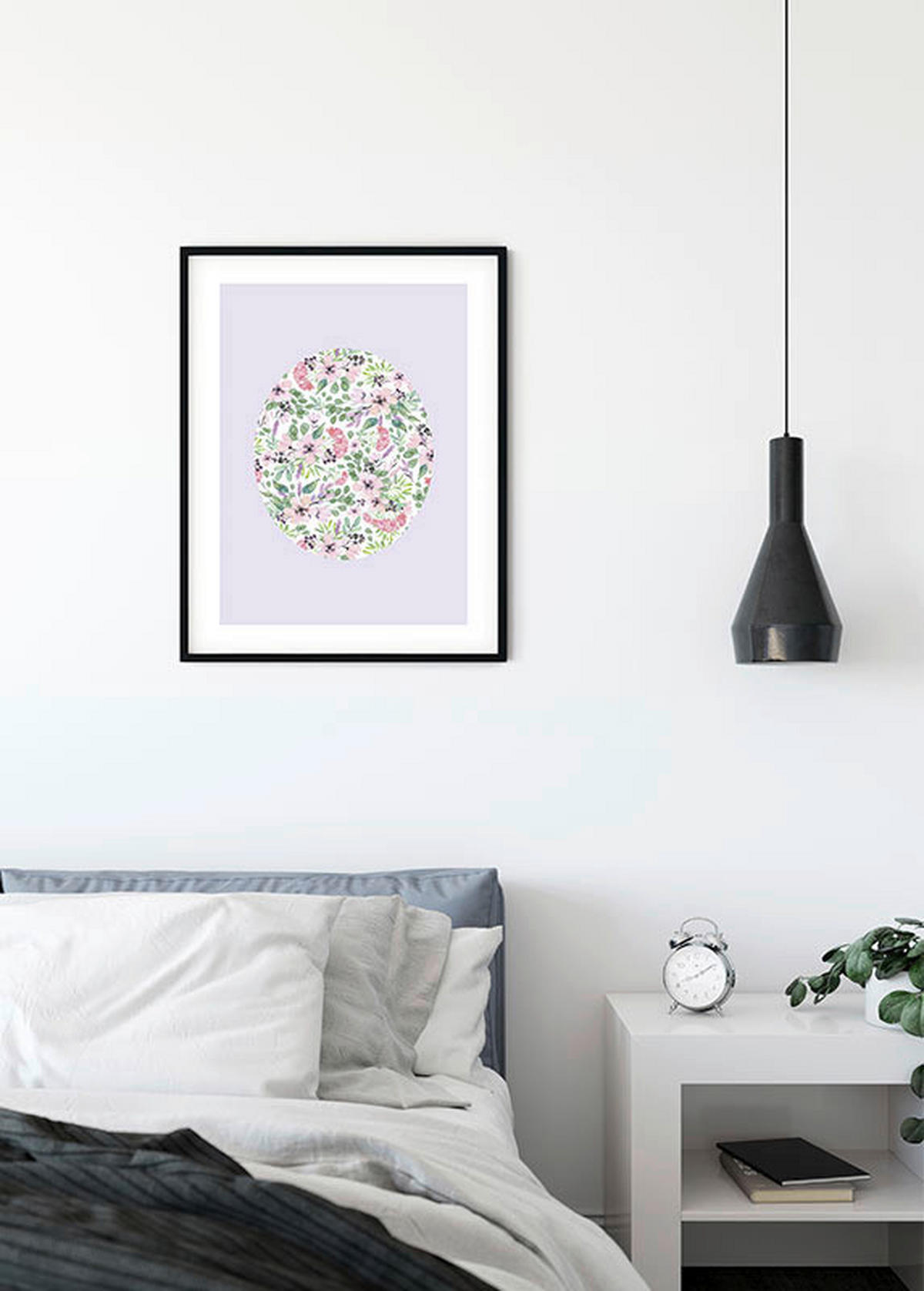 Komar Poster Shelly Patterns Lavender Blumen B/L: ca. 40x50 cm Shelly Patterns Lavender - (40,00/50,00cm) - Komar