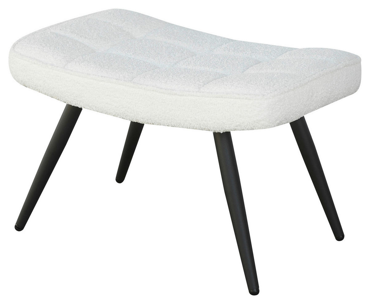 byLIVING Hocker UTA weiß B/H/T: ca. 60x39x41 cm UTA - weiß (60,00/39,00/41,00cm) - byLIVING