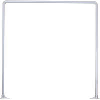 Duschstange weiß Aluminium Winkel-Duschstange weiß - weiß (90,00/90,00/2,00cm) - Acus