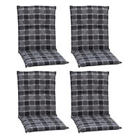 Beo Saumauflage für Niederlehner Belgrad grauschwarz Polyester-Mischgewebe B/H/S: ca. 50x101x6 cm 2er Set Belgrad - grauschwarz (50,00/101,00cm) - Beo